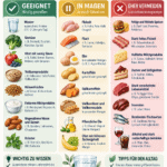 Gallensteine Lebensmittel Liste: Was bei der Ernährung zu beachten ist.
