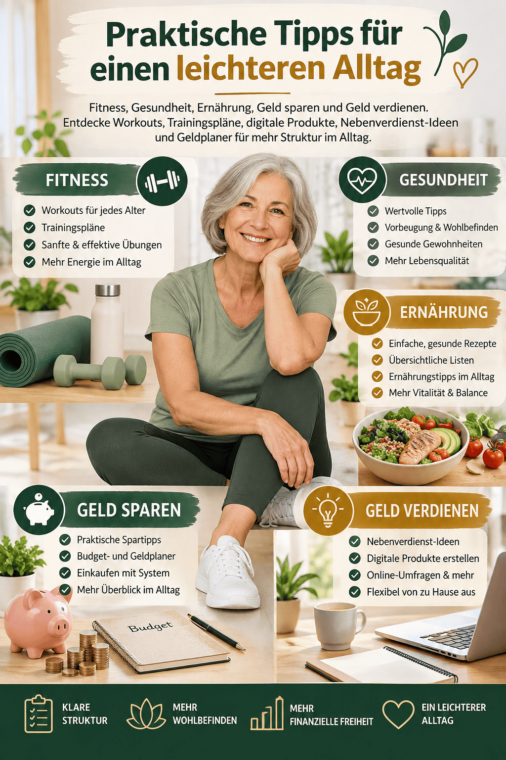 Praktische Tipps für einen leichteren Alltag – Fitness, Gesundheit, Ernährung, Geld