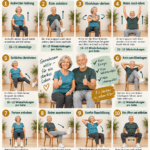 Stark im Alltag am Stuhl: 10 Übungen für mehr Kraft und Selbstständigkeit im Alter Stark im Alltag: Bauch- und Core-Übungen für Senioren und Senioren.